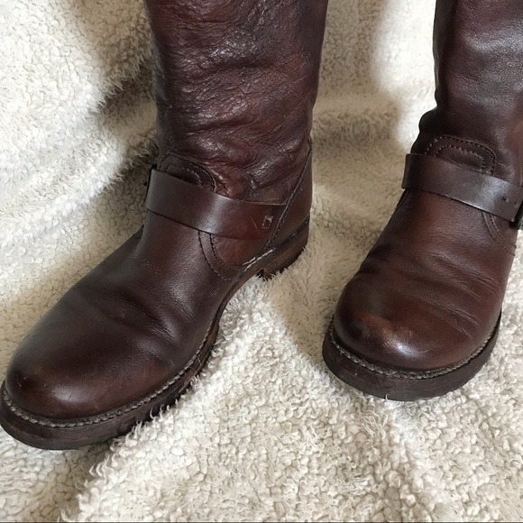 Frye Veronica Slouch Leather Riding Boot - Picture 2 of 8